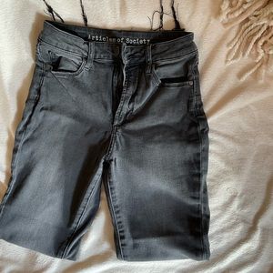 Grey, high waisted article of society jeans